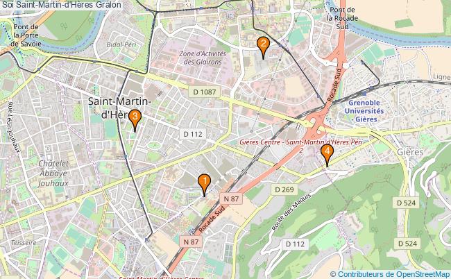 plan Soi Saint-Martin-d'Hères Associations Soi Saint-Martin-d'Hères : 3 associations