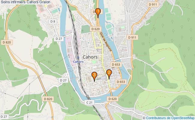 plan Soins infirmiers Cahors Associations soins infirmiers Cahors : 3 associations