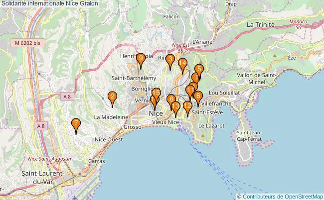 plan Solidarité internationale Nice Associations solidarité internationale Nice : 15 associations