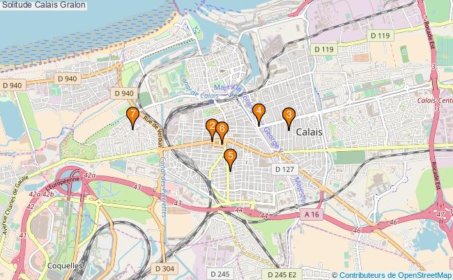 plan Solitude Calais Associations Solitude Calais : 7 associations