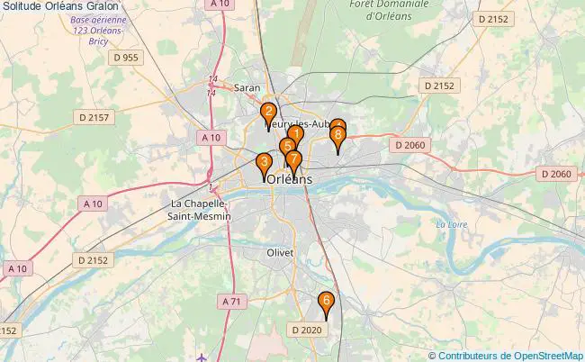 plan Solitude Orléans Associations Solitude Orléans : 9 associations