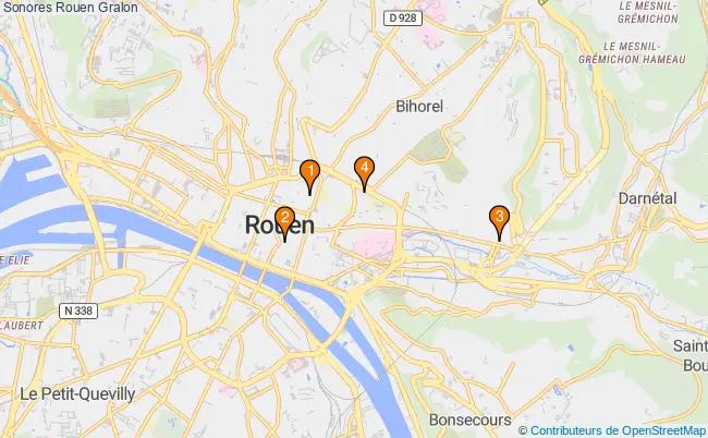 plan Sonores Rouen Associations sonores Rouen : 4 associations