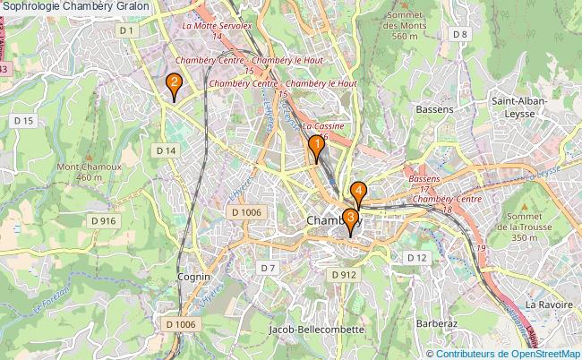 plan Sophrologie Chambéry Associations sophrologie Chambéry : 4 associations