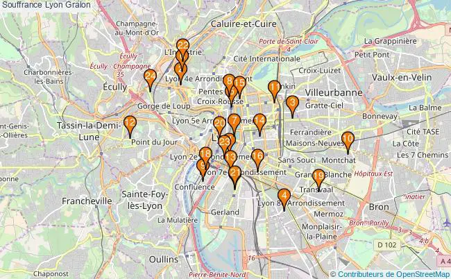 plan Souffrance Lyon Associations Souffrance Lyon : 29 associations