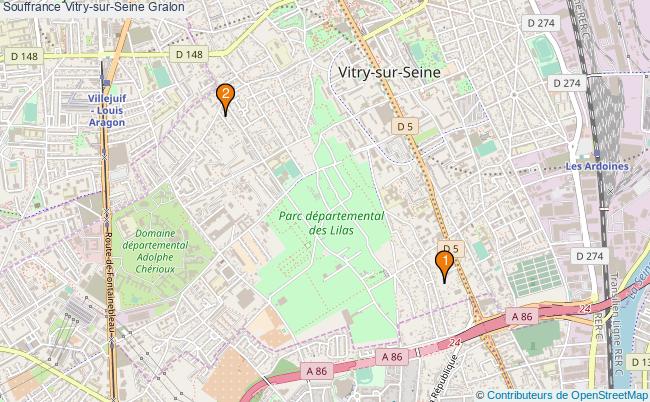 plan Souffrance Vitry-sur-Seine Associations Souffrance Vitry-sur-Seine : 3 associations