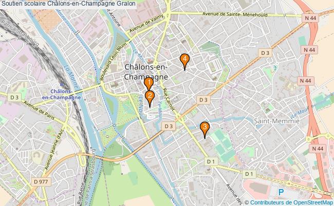 plan Soutien scolaire Châlons-en-Champagne Associations soutien scolaire Châlons-en-Champagne : 5 associations