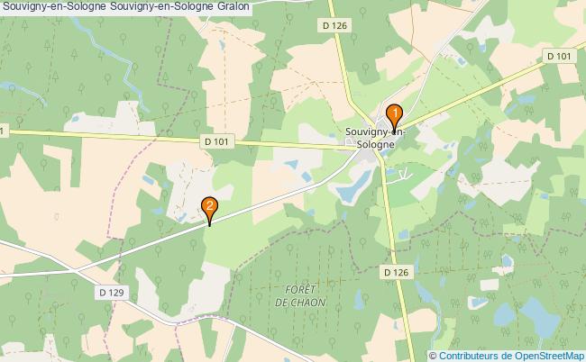 plan Souvigny-en-Sologne Souvigny-en-Sologne Associations Souvigny-en-Sologne Souvigny-en-Sologne : 2 associations