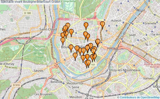 plan Spectacle vivant Boulogne-Billancourt Associations spectacle vivant Boulogne-Billancourt : 37 associations