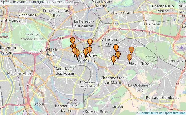 plan Spectacle vivant Champigny-sur-Marne Associations spectacle vivant Champigny-sur-Marne : 15 associations
