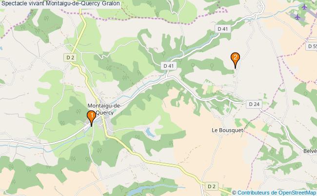 plan Spectacle vivant Montaigu-de-Quercy Associations spectacle vivant Montaigu-de-Quercy : 2 associations