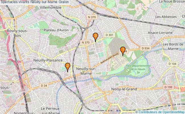 plan Spectacles vivants Neuilly-sur-Marne Associations spectacles vivants Neuilly-sur-Marne : 4 associations