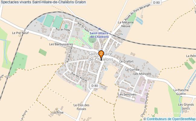 plan Spectacles vivants Saint-Hilaire-de-Chaléons Associations spectacles vivants Saint-Hilaire-de-Chaléons : 2 associations