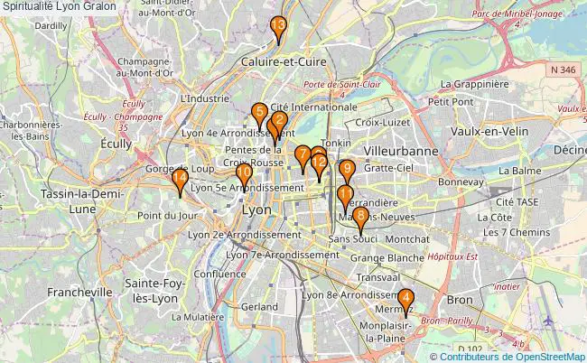 plan Spiritualité Lyon Associations spiritualité Lyon : 16 associations