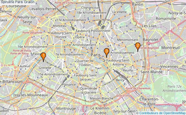 plan Spiruline Paris Associations spiruline Paris : 3 associations