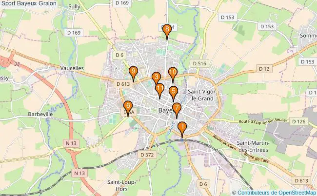 plan Sport Bayeux Associations Sport Bayeux : 14 associations