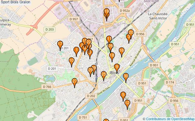 plan Sport Blois Associations Sport Blois : 53 associations