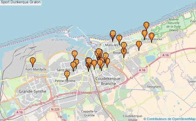 plan Sport Dunkerque Associations Sport Dunkerque : 50 associations