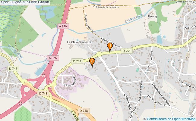 plan Sport Juigné-sur-Loire Associations Sport Juigné-sur-Loire : 3 associations