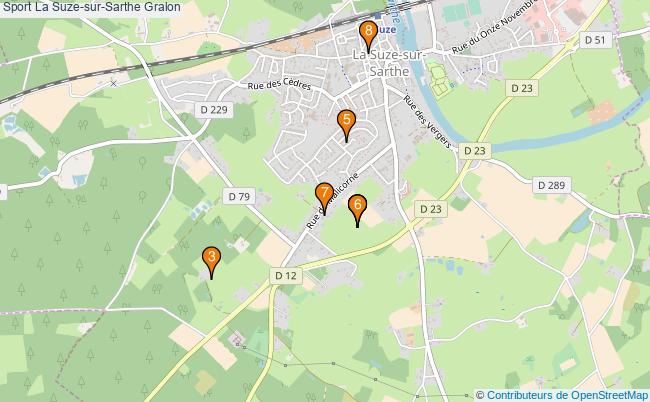 plan Sport La Suze-sur-Sarthe Associations Sport La Suze-sur-Sarthe : 9 associations