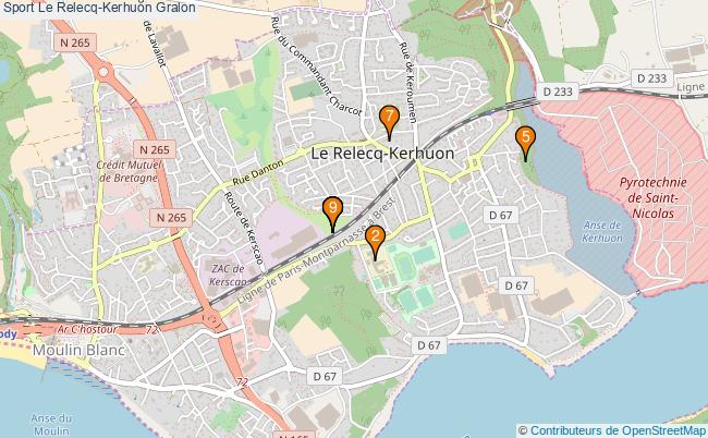 plan Sport Le Relecq-Kerhuon Associations Sport Le Relecq-Kerhuon : 11 associations