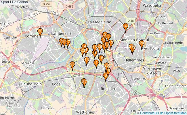 plan Sport Lille Associations Sport Lille : 220 associations