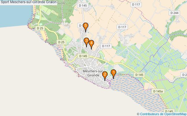 plan Sport Meschers-sur-Gironde Associations Sport Meschers-sur-Gironde : 5 associations