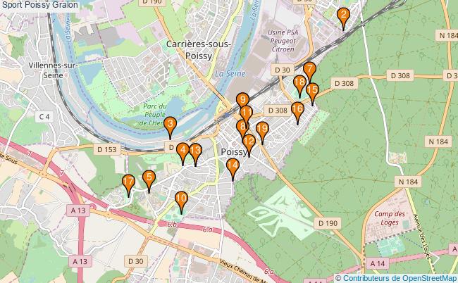 plan Sport Poissy Associations Sport Poissy : 21 associations