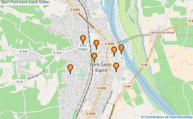 plan Sport Pont-Saint-Esprit Associations Sport Pont-Saint-Esprit : 7 associations
