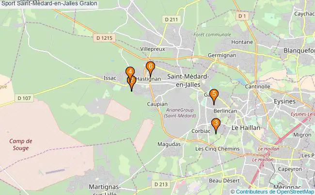 plan Sport Saint-Médard-en-Jalles Associations Sport Saint-Médard-en-Jalles : 10 associations