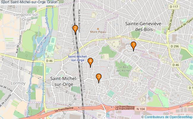 plan Sport Saint-Michel-sur-Orge Associations Sport Saint-Michel-sur-Orge : 13 associations