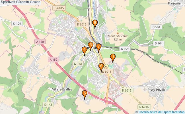 plan Sportives Barentin Associations Sportives Barentin : 8 associations