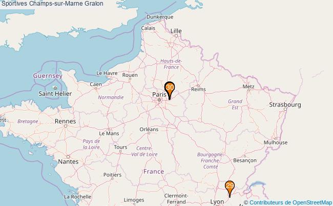 plan Sportives Champs-sur-Marne Associations Sportives Champs-sur-Marne : 43 associations