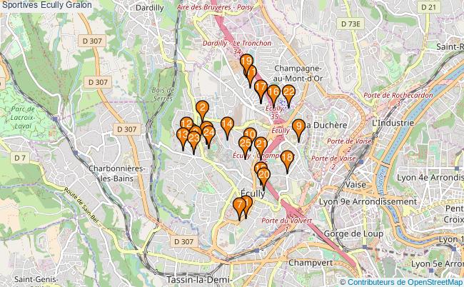 plan Sportives Ecully Associations Sportives Ecully : 25 associations