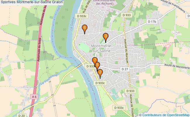 plan Sportives Montmerle-sur-Saône Associations Sportives Montmerle-sur-Saône : 8 associations