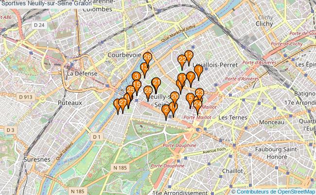 plan Sportives Neuilly-sur-Seine Associations Sportives Neuilly-sur-Seine : 33 associations