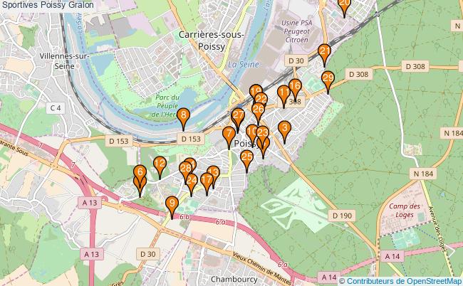 plan Sportives Poissy Associations Sportives Poissy : 27 associations