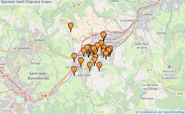 plan Sportives Saint-Chamond Associations Sportives Saint-Chamond : 31 associations