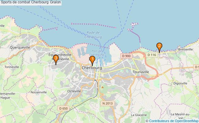 plan Sports de combat Cherbourg Associations Sports de combat Cherbourg : 3 associations