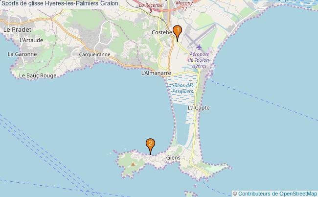 plan Sports de glisse Hyeres-les-Palmiers Associations sports de glisse Hyeres-les-Palmiers : 4 associations