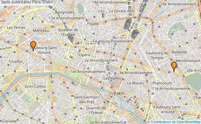 plan Spots publicitaires Paris Associations spots publicitaires Paris : 3 associations
