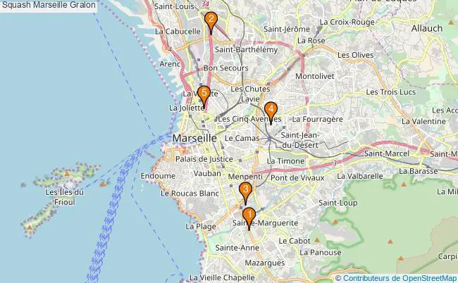 plan Squash Marseille Associations squash Marseille : 5 associations