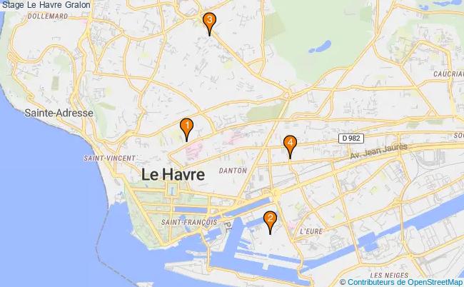 plan Stage Le Havre Associations Stage Le Havre : 4 associations