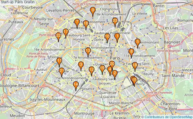 plan Start-up Paris Associations start-up Paris : 30 associations