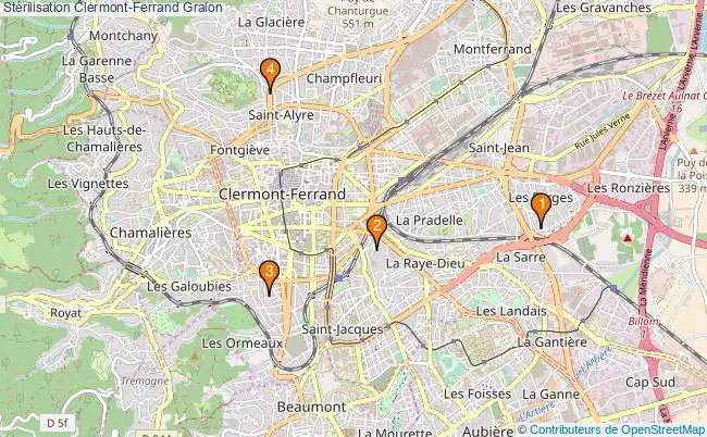 plan Stérilisation Clermont-Ferrand Associations stérilisation Clermont-Ferrand : 4 associations