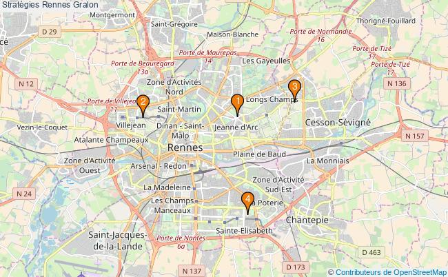 plan Stratégies Rennes Associations Stratégies Rennes : 5 associations