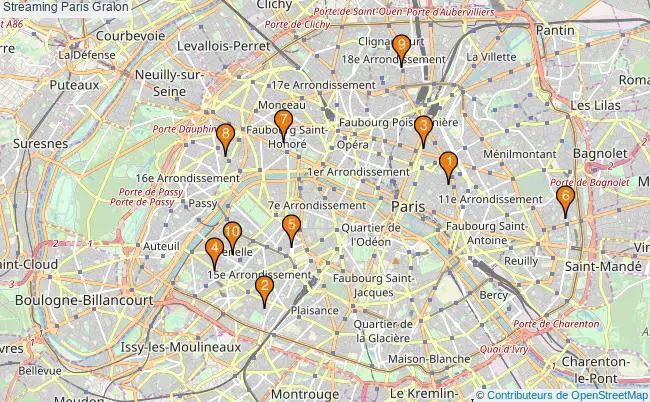 plan Streaming Paris Associations streaming Paris : 30 associations