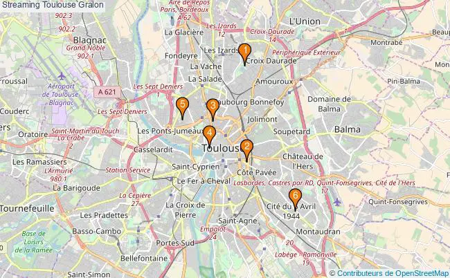 plan Streaming Toulouse Associations streaming Toulouse : 15 associations