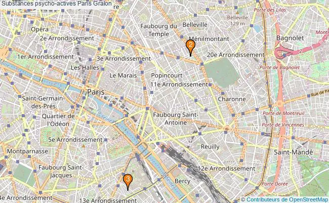 plan Substances psycho-actives Paris Associations substances psycho-actives Paris : 3 associations