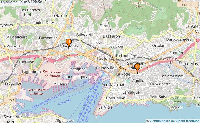 plan Syndrome Toulon Associations syndrome Toulon : 1 associations