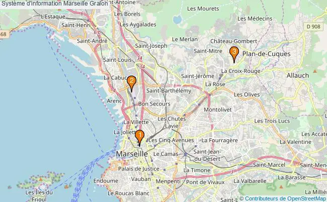 plan Système d'information Marseille Associations système d'information Marseille : 4 associations